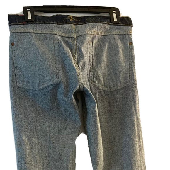 7 For All Mankind Bootcut Jeans Medium Wash Tag Size 27 Measured Waist 30" - Picture 10 of 11